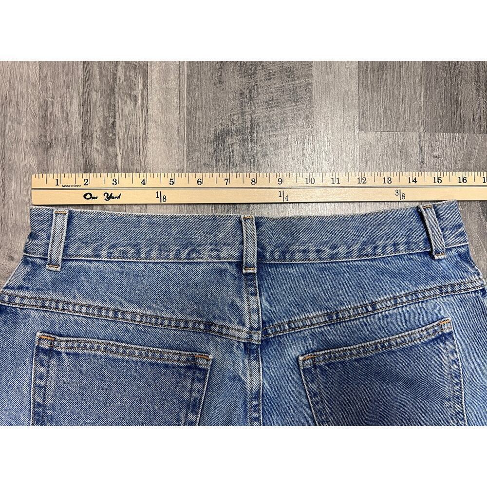 L.L. Bean Original Fit Jeans Women 12 Blue Denim High Rise Straight Leg Classic - Picture 4 of 8